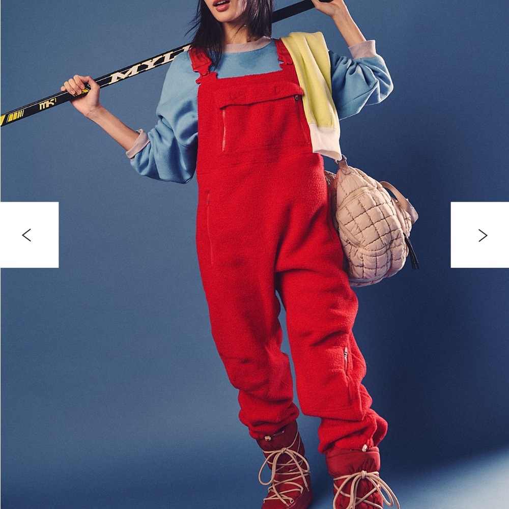 Free People x Movement - “Hit The Slopes Salopette” - Winterberry